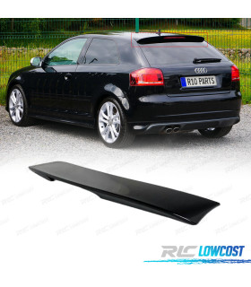 SPOILER AUDI A3 8P 03-11 LOOK S LINE S3 NOIR BRILLANT
