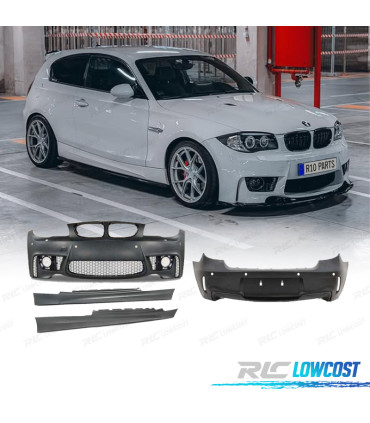 KIT CARROSSERIE BMW E81 LOOK 1M PDC SRA