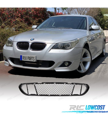 GRILLE INFÉRIEURE CENTRALE BMW E60 E61 03-10 PARE-CHOCS LOOK M TECH NOIR