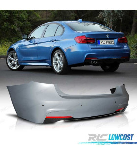 BOUCLIER ARRIÈRE BMW F30 LOOK M PDC DOUBLE SORTIE ÉCHAPPEMENT