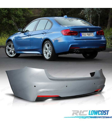 BOUCLIER ARRIÈRE BMW F30 LOOK M PDC DOUBLE SORTIE ÉCHAPPEMENT