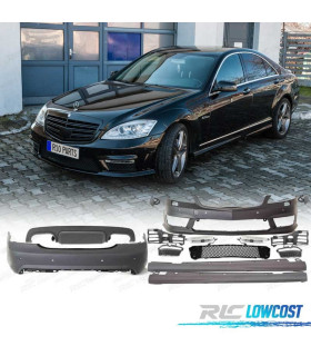 KIT CARROSSERIE MERCEDES CLASSE S W221 05-12 LOOK AMG FEUX DE JOUR