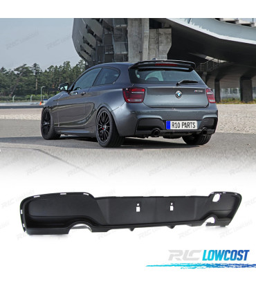 DIFFUSEUR BMW F20 F21 11-15 LOOK M PERFORMANCE DOUBLE SORTIE