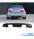 DIFFUSEUR ARRIÈRE BMW E46 98-05 LOOK M3 CSL DOUBLE SORTIE