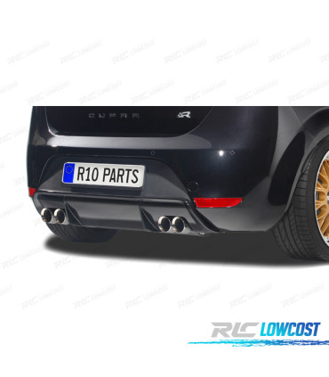 DIFFUSEUR SEAT LEON 2 05-12 FR CUPRA DOUBLE SORTIE
