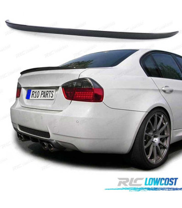 AILERON BECQUET LAME COFFRE BMW E90 05-12 LOOK M3 CARBONE