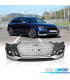 PARE-CHOCS AVANT AUDI A4 B9 15-19 LOOK RS4 ARGENTÉ NOIR PDC