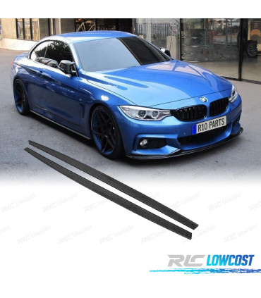 RAJOUTS BAS DE CAISSE BMW F32 F33 F36 LOOK M PERFORMANCE CARBONE