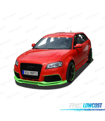 SPOILER FRONTAL POUR AUDI A3 8P SPORTBACK 11- VARIO-X