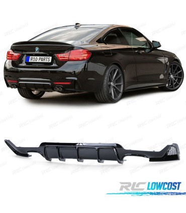 DIFFUSEUR BMW F32 F33 F36 13-20 LOOK M PERFORMANCE NOIR BRILLANT