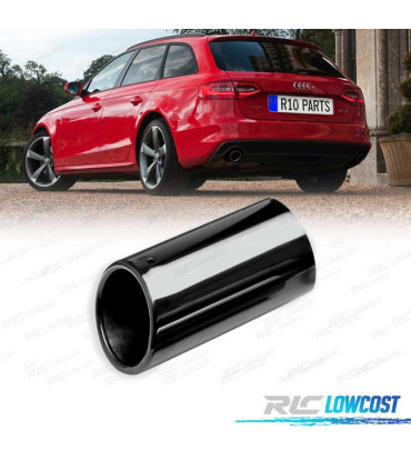 EMBOUT D'ÉCHAPPEMENT NOIR BRILLANT