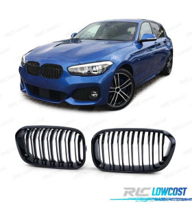 CALANDRES BMW F20 F21 LCI 15- LOOK M NOIR BRILLANT