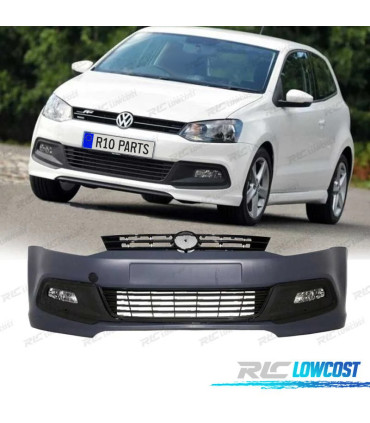 PARE CHOCS FRONTAL VOLKSWAGEN VW POLO 3 5 TRG. 09-17 LOOK R