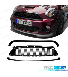 CALANDRE MINI COOPER R56 57 55 S JCW 06-14 NOIR BRILLANT