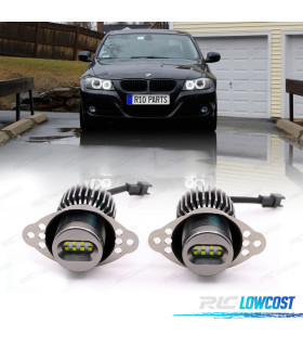 KIT AMPOULES ANGEL EYES LED 80W CANBUS BMW E90 E91 LCI SANS XÉNON