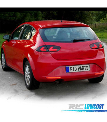 FEUX ARRIÈRE SEAT LEON II 09-13 CARDNA FULL LED NOIR FUMÉ