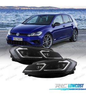 PHARES FULL LED DYNAMIQUES VOLKSWAGEN VW GOLF 7.5 17-19 LOOK R LINE