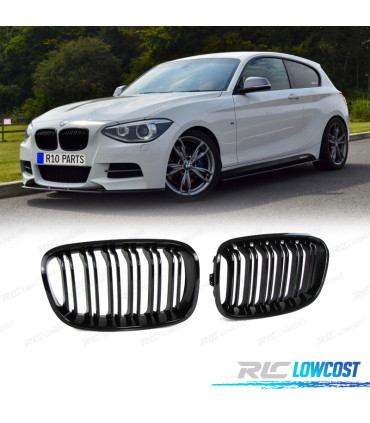 CALANDRE BMW F20 F21 11-15 LOOK M1 NOIR BRILLANT