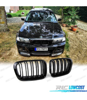 CALANDRE BMW E46 BERLINE ET TOURING 98-01 NOIR BRILLANT