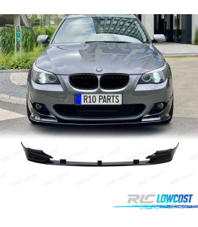 SPOILER LAME AVANT BMW E60 E61 LOOK M PERFORMANCE NOIR BRILLANT