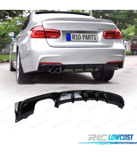 DIFFUSEUR BMW F30 F31 11-18 LOOK M PERFORMANCE NOIR BRILLANT