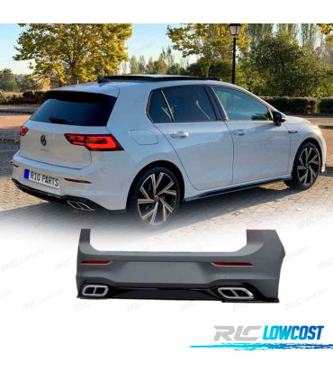 KIT CARROSSERIE VOLKSWAGEN VW GOLF VIII 20- LOOK R LINE PARE CHOCS + BAS DE CAISSE