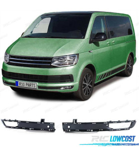 GRILLE ANTIBROUILLARD VOLKSWAGEN VW T6 15-19 PDC NOIR BRILLANT
