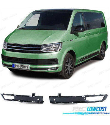 GRILLE ANTIBROUILLARD VOLKSWAGEN VW T6 15-19 PDC NOIR BRILLANT