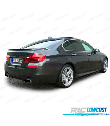 DIFFUSEUR ARRIÈRE BMW F10 F11 10-17 M PERFORMANCE + EMBOUTS CHROMÉ