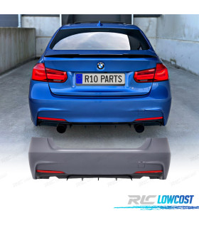 PARE-CHOCS ARRIÈRE BMW F30 LOOK M PERFORMANCE PDC DOUBLE SORTIE