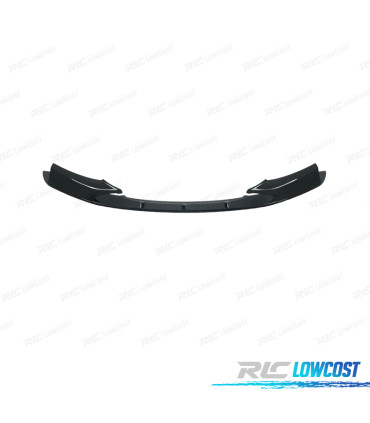 SPOILER LAME FRONTAL BMW F20 F21 11-15 LOOK M PERFORMANCE NOIR BRILLANT