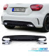 DIFFUSEUR MERCEDES CLASSE A W176 12-18 LOOK AMG A45 NOIR BRILLANT + EMBOUTS D'ÉCHAPPEMENT CHROMÉS