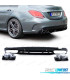 DIFFUSEUR MERCEDES CLASSE C W205 BERLINE 18-21 LOOK AMG NOIR BRILLANT +EMBOUT D´ÉCHAPPEMENT