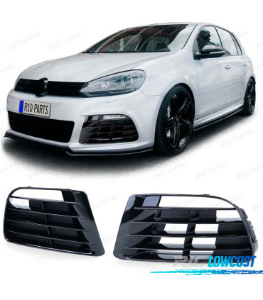 GRILLES VOLKSWAGEN VW GOLF 6 09-12 LOOK R20 NOIR BRILLANT