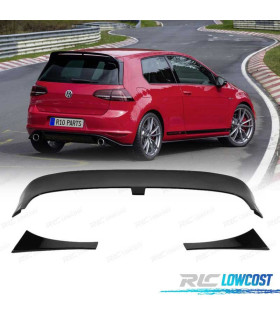 AILERON BECQUET VOLKSWAGEN VW GOLF 7 7.5 12-20 LOOK CLUBSPORT NOIR BRILLANT