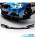 SPOILER LAME FRONTAL BMW F30 F31 11-18 LOOK M PERFORMANCE NOIR BRILLANT ABS