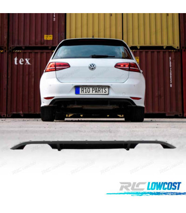 DIFFUSEUR ARRIÈRE VOLKSWAGEN VW GOLF 7 12-17 LOOK R LINE