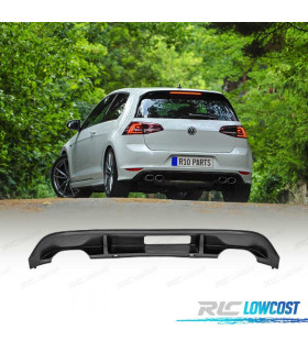 DIFFUSEUR ARRIÈRE VOLKSWAGEN VW GOLF 7 12-17 LOOK R20 DOBLE SORTIE