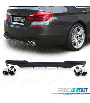 DIFFUSEUR BMW F10 F11 10-17 LOOK M PERFORMANCE + EMBOUTS D'ÉCHAPPEMENT