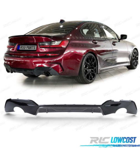 DIFFUSEUR BMW G20 G21 18- LOOK M PERFORMANCE CARBONE ET NOIR BRILLANT