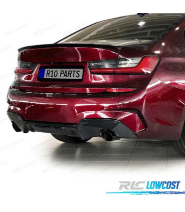 DIFFUSEUR BMW G20 G21 18- LOOK M PERFORMANCE CARBONE ET NOIR BRILLANT