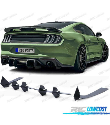 DIFFUSEUR FORD MUSTANG GT MK6 14-17 NOIR BRILLANT