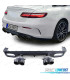 DIFFUSEUR MERCEDES CLASSE E C238 16- LOOK AMG E53 + EMBOUTS D'ÉCHAPPEMENT NOIRS