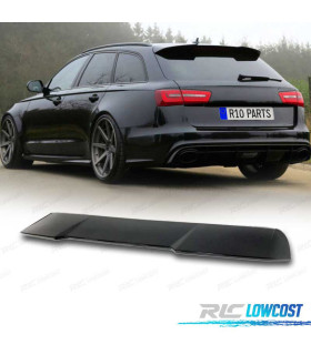 AILERON SPOILER DE TOIT AUDI A6 15-18 NOIR BRILLANT