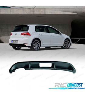DIFFUSEUR VOLKSWAGEN VW GOLF 7 12-17 LOOK R LINE DOUBLE SORTIE GAUCHE