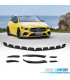 SPOILER LAME AVANT + SPLITTERS MERCEDES CLASSE A W177 18- LOOK AMG NOIR BRILLANT