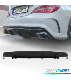 DIFFUSEUR MERCEDES CLA W117 13-18 LOOK AMG CLA45 NOIR BRILLANT