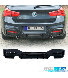 DIFFUSEUR BMW F20 LCI 15-19 LOOK M COMPETITION NOIR BRILLANT