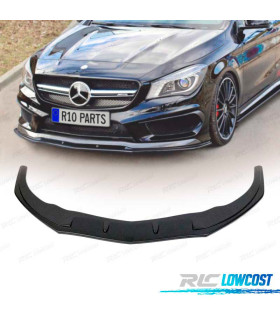 SPOILER LAME DE PARE-CHOCS AVANT MERCEDES CLA W117 45 AMG 13-17 NOIR