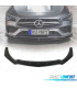 SPOILER LAME DE PARE-CHOCS AVANT MERCEDES CLA W118 LOOK AMG A35 NOIR BRILLANT